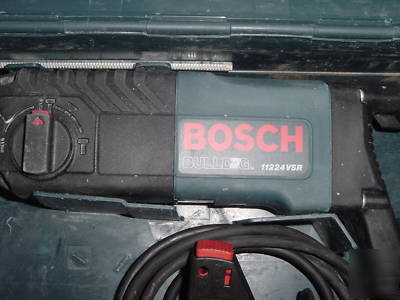 Bosch bulldog hammer drill 11224VSR + case-acc-manual 