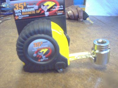 New 35' tape measure with magnetic tip 