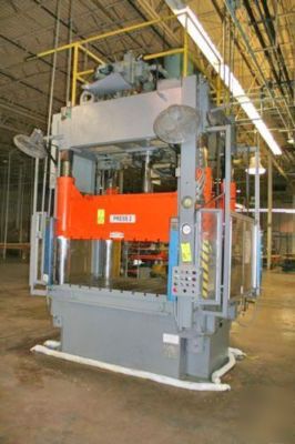 150 ton dake hydraulic 4-post press (downacting)