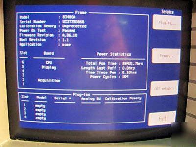 Agilent hp 83480A digital comm analyzer 