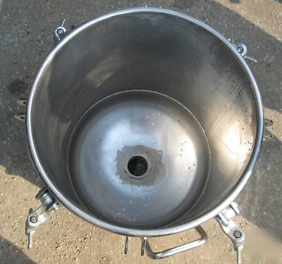 Binks stainless steel 12 gal mixer pressure pot 113975