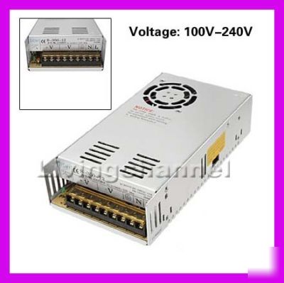 Dc 12V 30A universal regulated switching power supply v