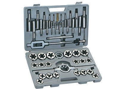 New tap and die 44 pc set hss grinding unc round 