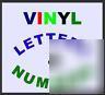 Self adhesive vinyl letters and numbers , pre-spaced