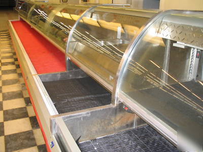 36' deli display case - combination hot and cold