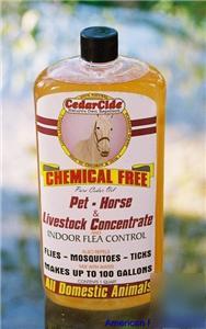 Natural horse fly spray insect repellent conc 1QT=100GL