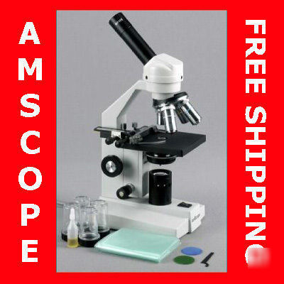 40X-2000X compound biological microscope + mech stage