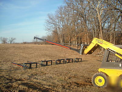 New 14FT hydraulic boom pole skidsteer attachment 