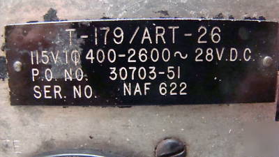 Radio transmitter type t-179/art-26