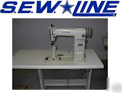 S.e.w.line hd leather postbed industrial sewing machine