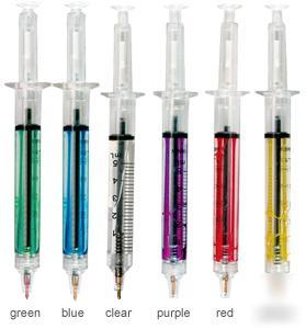 5 syringe hospital pens - fake syringe pen that writes 