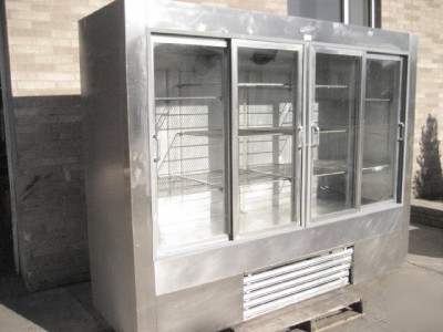 4 sliding door refrigerator commercial kitchen 96
