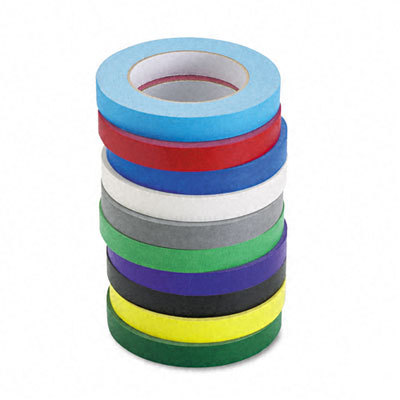 Kraft colored masking tape classroom pack 10/pck 60 yds