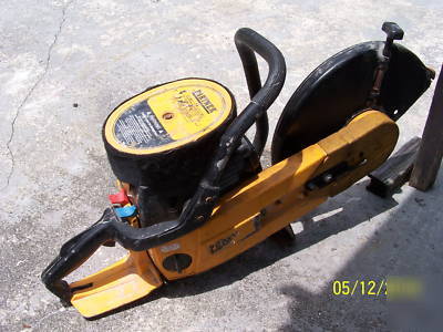 Partner K650 mark 2 gas powered concrete saw as is