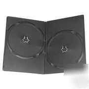 25 pcs 5MM slim double black dvd case