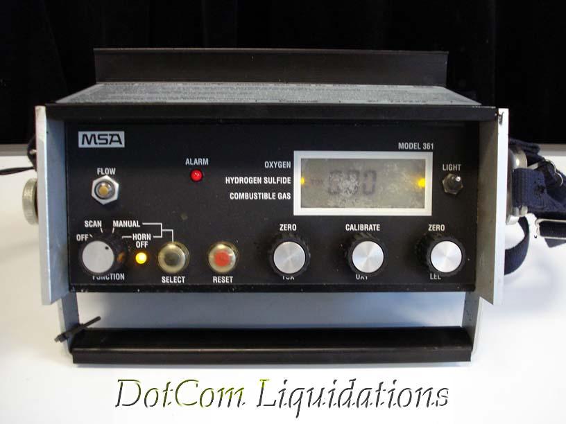 Msa portable alarm model 361 combustible gases
