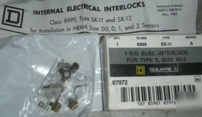 9999SX-11 a electric interlock # s sz 00-2 square d 2@