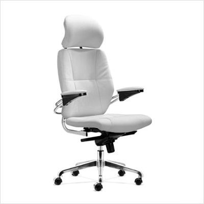 Zuo modern boss office chair in white