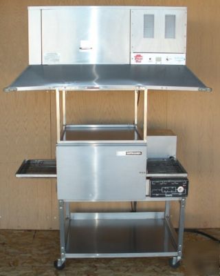 Lincoln 1162 conveyor impinger pizza sub subway oven 