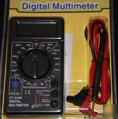Lcd digital multimeter DT830B voltmeter ammeter ohm