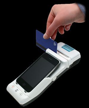 Iphone mobile credit card reader machine swiper 