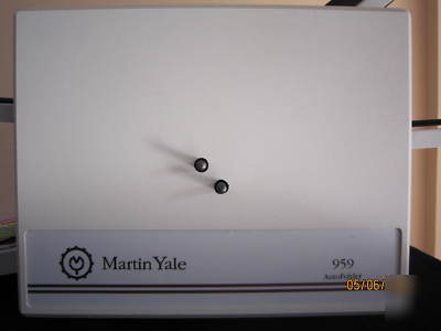 Martin yale 959 folding machine in excellent condition