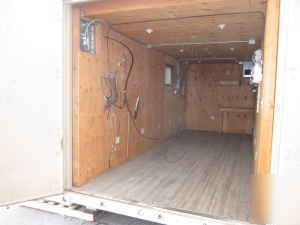 20 ft shipping container - electrical, phone, ac, heat