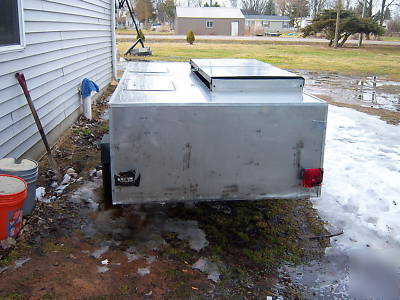 8X4 foot trailer with 8 burner grill 
