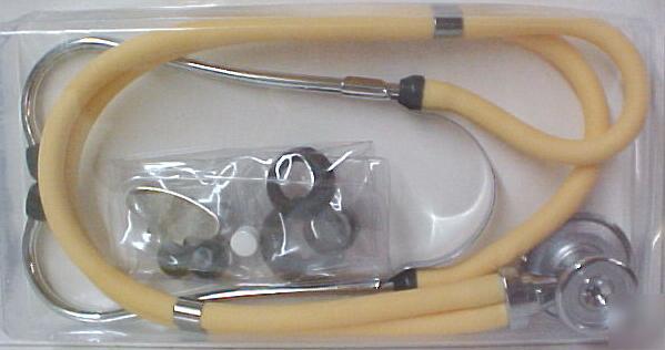 Stethoscope sprague dual tube honey yellow 122 