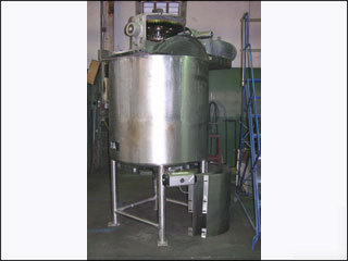 300 gal lee double motion kettle, s/s, 100 # 