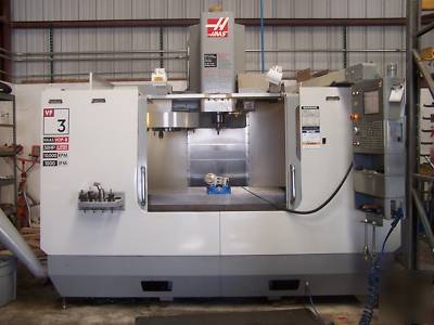 2005 haas vf-3 yt cnc mill, 10K rpm, low hours