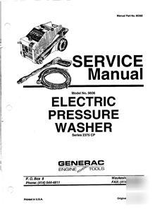 Generac elec press wash 2375CP series service manual.
