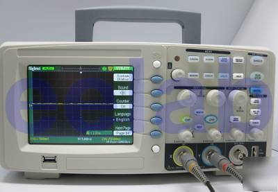 Digital oscilloscope 100MHZ 1G sr 2M/ch 3YRS warranty 