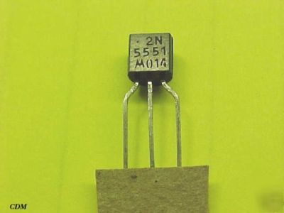 Motorola 2N5551 rlra, amplifier transistor, lot/100