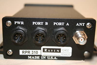 Raven rpr 310 with novatel antenna and cables
