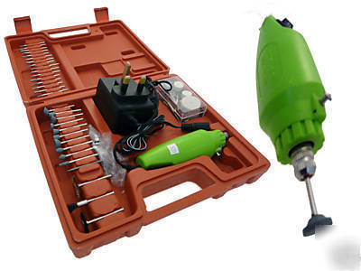 Rotary mini drill tool set & 60 accessories with case