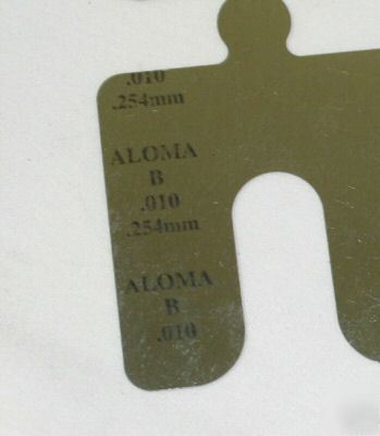 New 10 pack aloma shim A00288C2 .025MM through 2.56MM