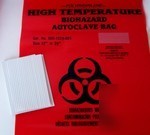 Oxford autoclavable polypropylene biohazard bags 18X26