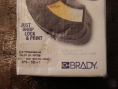 Brady idxpert label cartridge xps-125-1 permasleeve 