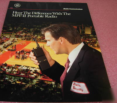 New ge business band radio brochures (13 in condition)