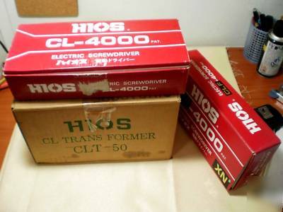 Hios clt-50 ps, clf-4000, cl-4000 screwdriver torque dr