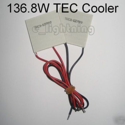 New 2X 136.8W 12V 9A tec thermoelectric cooler peltier 