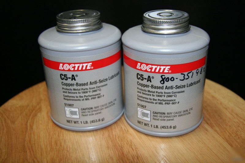 X2 loctite C5-a copper based anti seize 51007 lubricant