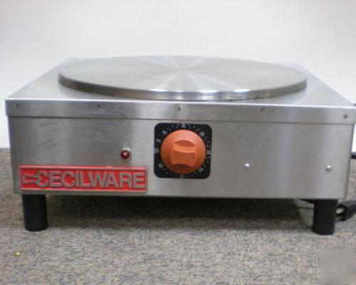 Cecilware commercial crepe maker FCM120: 582008