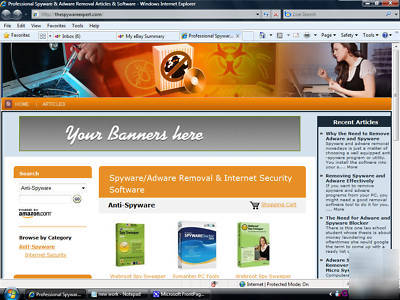 Professional spyware removal software & article website