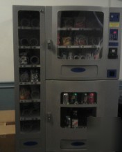 2 office deli vending machine/genesis 127 combo machin