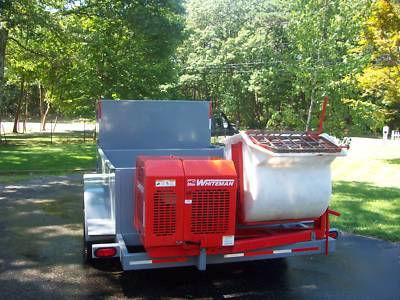 Conrete curbing trailer/whiteman morter mixer