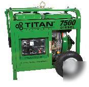 New titan 7500 diesel generator brand in box
