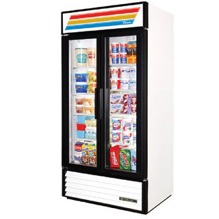 True gdm-35 glass door merchandiser, reach-in refrigera