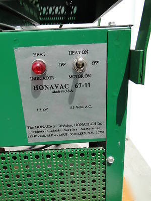 Honavac 67-11 honatech thermoformer plastic injection 